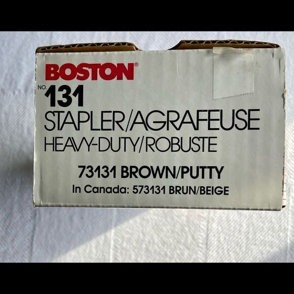 Vintage Boston 131 Stapler Heavy Duty 100 Page Capacity New Old Stock Unused. - Picture 3 of 8
